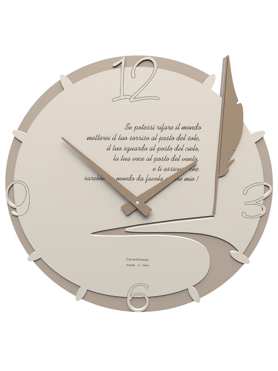 Horloge murale à personnaliser "Tout ce que je ne t'ai pas dit"