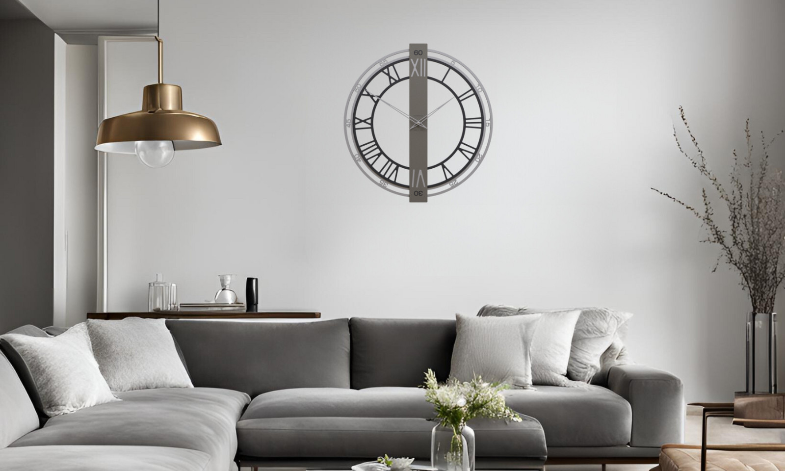 HORLOGE MURALE FRANZ : DESIGN MODERNE ET MINIMALISTE POUR LES GRANDS ESPACES